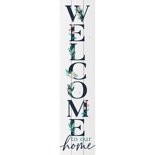 Atsbh Letrero de barra de lata para porche delantero, decoración del hogar, 6 x 16 pulgadas