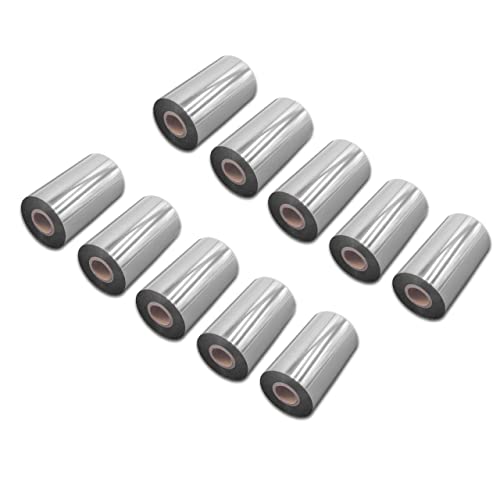 Vhbw 10x nastro a trasferimento termico nero