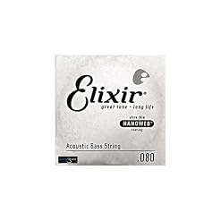 Cordes Elixir® pour basse acoustique à l’unité Bronze 80/20 avec revêtement NANOWEB®, Long Scale, Light (.080) - Les Beatles, Paul McCartney, John Lennon, RIngo Starr, George Harrison