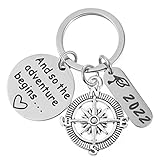compass keychain ebay Este producto es una decoración de anillos de llaves novedosa y significativa, duradera y muy decorativa.