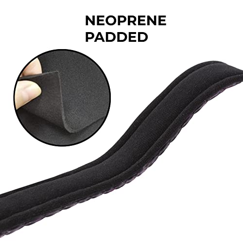 SUPER DOGGY Hundehalsband Nylon Verstellbar - für Kleine, Mittel & Große Hunde - Halsband Hund Katze Welpe - Verstellbares, Weich & Komfort - zum Wandern oder Radfahren (Leopard, (S (25-40cm))
