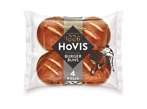 Hovis Premium Burger Buns Pack of 4