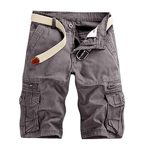 2023 Shorts Hommes Cargo D'été Mode Casual Travail Pantalon Court Couleur Unie Sport Jogging Pantalon Plus La Taille Fitness Survêtement Hommes Plage...