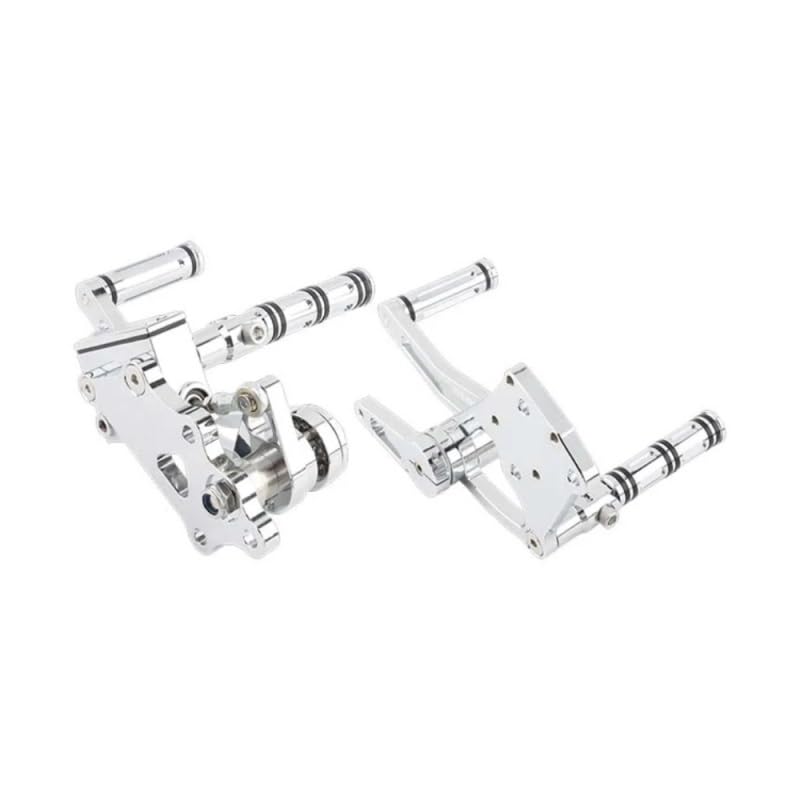 Repose-pieds de commande avant de moto antidérapants pour cadre Softail 00-17