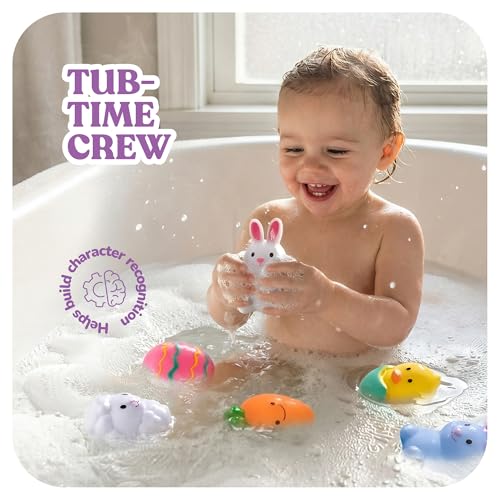 image for ArtCreativity Easter Basket Stuffers for Toddlers, Mold Free Bath Toys