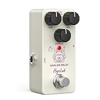 Analog Delay Pedal: Analog delay sounds warmer and more natural. The repetition time of each delay effect can be adjusted through the "TIME" knob. This analog pedal delays also offer Mix knob to control the mix ratio of wet and dry signals. Delay Eff...