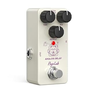 Analog Delay Pedal: Analog delay sounds warmer and more natural. The repetition time of each delay effect can be adjusted through the "TIME" knob. This analog pedal delays also offer Mix knob to control the mix ratio of wet and dry signals. Delay Eff...