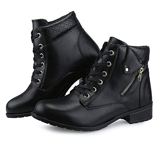 Bota Cano Baixo com Cadarço Neway Feminina