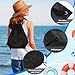 PLULON 2Pcs Drawstring Bags Bulk Black Drawstring Backpack String Backpack Cinch Sack Sport Gym Backpack Bags for Yoga Traveling Outdoor Sports