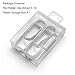MXRS Pen Clips, Stainless Steel Paper Clip Holder for Notebook,Journals,Clipboard,Pictures(10 Pieces/Silver)