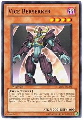 Amazon 遊戯王 英語版 Stbl En008 Vice Berserker バイス バーサーカー ノーマル 1st Edition トレカ 通販 Amazon 遊戯王 英語版 Stbl En008 Vice Berserker バイス バーサーカー ノーマル 1st Edition トレカ 通販