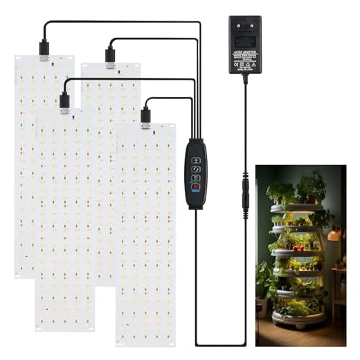 LED-Pflanzenlichtstreifen, CUPAN Vollspektrum-Wachstumslichter für Zimmerpflanzen mit Auto ON & Off Timer, 10 dimmbare Stufen, 144 LEDs Pflanzenwachstumslampen 3er Pack 16 HOIIME Pflanzenlampe LED Vollspektrum, 540 LEDs Pflanzenleuchte Wachsen licht für Zimmerpflanzen Grow Light mit 3/9/12H Zeitschaltuhr, Pflanzenlicht für den Samenstart, 10 Arten von Helligkeit(4pcs)