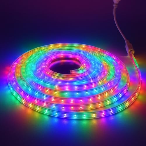 Gesto 3 Meter Rope Led Strip Lights – High Brightness Outdoor Lights Waterproof for Balcony,Home Decor,False Ceiling | RGB Strip Light for Diwali Decoration with Mode Change Controller (Multicolor)