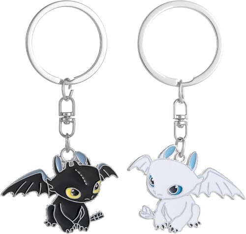 CHDINLL Senidea Dragons Toothless Keychain Paare Geschenk Paare Geschenk...