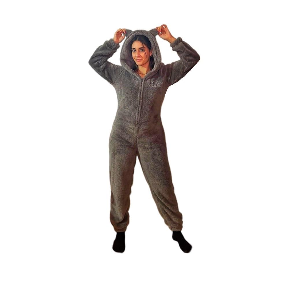 Pyjama Combinaison Polaire Femme Pilou Pilou Grenouillère Cosplay Onesie Animaux Deguisement Costume