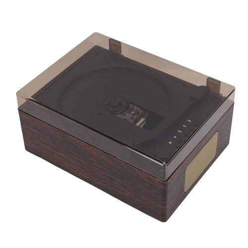 Yechiry Reproductor de CD Portátil con Bluetooth 5.1, Reproductor de CD con Batería Recargable, de Altavoces Dobles Incorporados con Diseño Retro Vintage, Unidad USB de Inalámbrica de Entrada AUX,