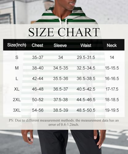 LOAIHA Mens Classic Striped Pullover Hoodie Cotton Blend Long Sleeve Sweatshirt With Kangaroo Pocket For Casual Wear3