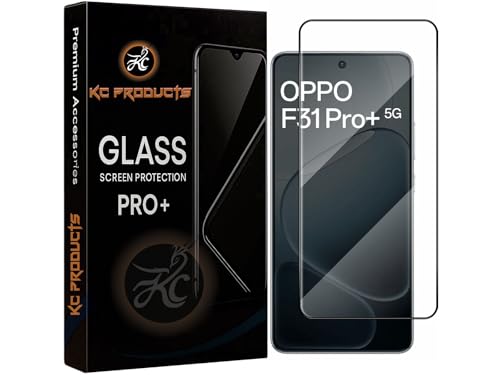 Image of Tempered Glass Screen Protector Compatible For OPPO F31 PRO PLUS 5G with Easy Self Installation Kit