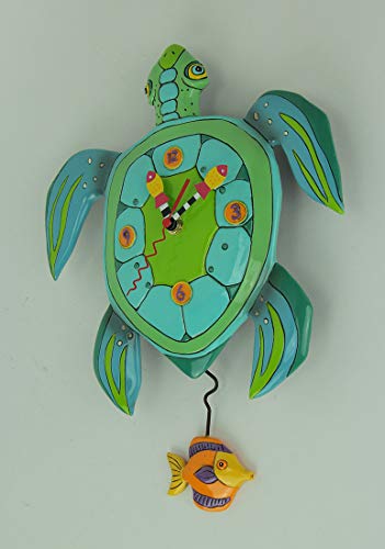 Allen Designs P1858 Whimsical Turtle Pendulum Wall Clock Sup Dude? #TOP1
