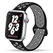 YC YANCH Greatou Compatible for Apple Watch Band 42mm 44mm,Soft Silicone Sport Band Replacement Wrist Strap Compatible for iWatch Apple Watch Series 5/4/3/2/1,Nike+,Sport,Edition,M/L,Black Coolgray