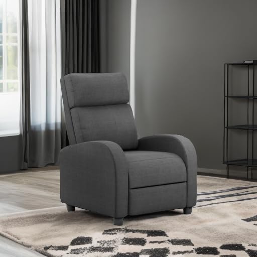 Image of Homall Recliner Chair, Recliner Sofa Fabric for Adults, Grey Recliners