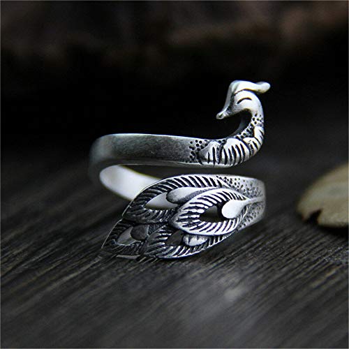 (2 Pcs) Adjustable Knitting Loop Crochet Loop Knitting Accessories, Phoenix Ring, Yarn Guide Finger Holder Knitting Thimble, Adjustable Crochet Ring for Crochet Knitting Crafts Accessories Tool