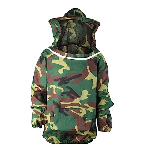 Mipcase Equipamento De Camuflagem Safety Terno De Apicultura Véu Apícola Traje De Proteção Para Apic