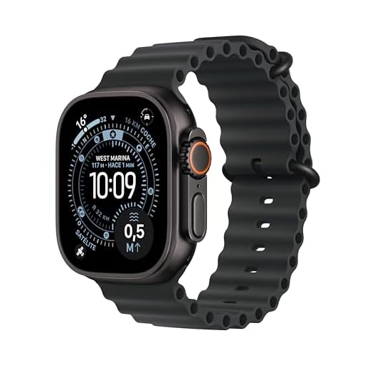 Apple Watch Series - relojes inteligentes 16 Apple Watch Ultra 3 GPS + Cellular, Reloj prémium para Running y Multideporte con Caja de Titanio Resistente de 49 mm y Correa Ocean Negra. Monitores avanzados de Salud