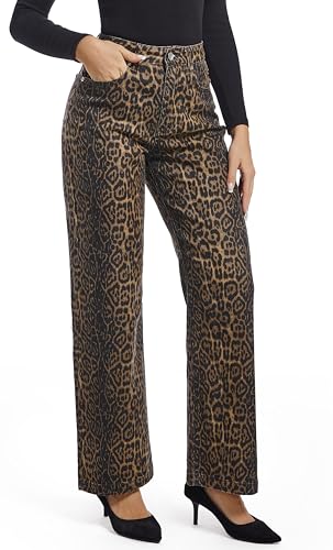 Women's Jeans Straight Leg Casual High Waisted Stretch Trendy Black Pull On Jeans for Women2