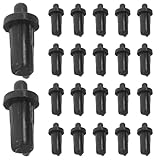 Installation facile : faciles à installer, ces amortisseurs rendent la réparation simple et rapide. amortisseur de meuble à embout plastique, ferme-porte silencieux à embout plastique