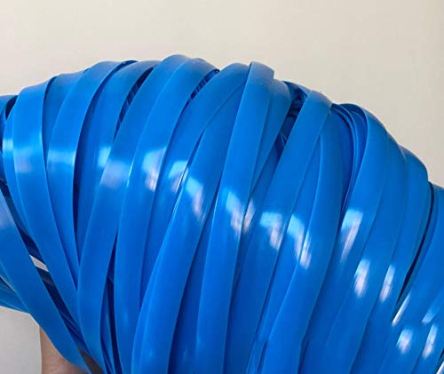 NURUGURE Plastic Rattan Wicker, PE Rattan Wicker Repair Material 5mm Weaving Strip for DIY Furniture