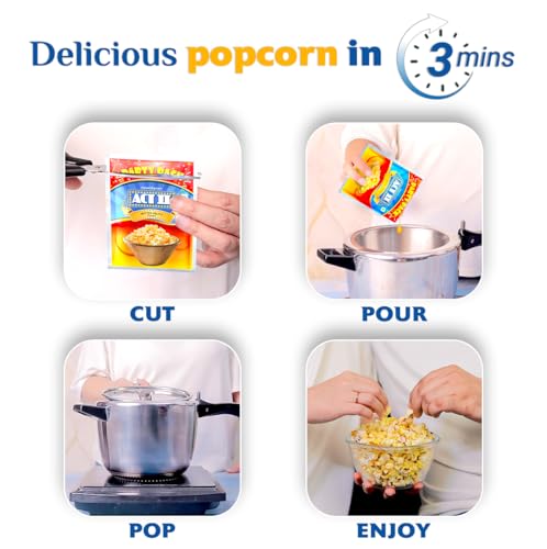 Image of Act II Instant Popcorn Party Pack, Butter Delite, 3x150g (Buy 2 Get 1 Free)