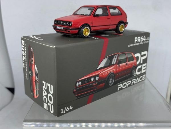 Amazon | POP RACE PR64 03 1/64 VOLKSWAGEN GOLF GTI MKⅡ ミニカー