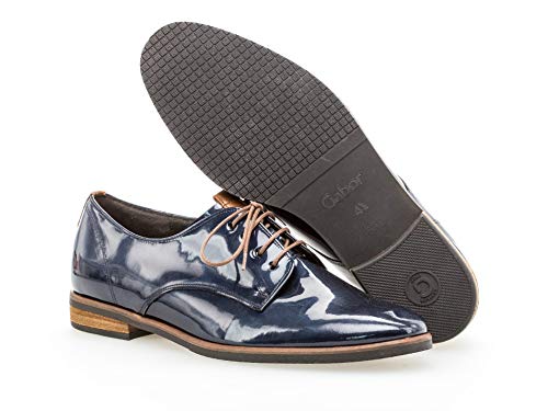 Gabor Damen Schnürhalbschuhe, Frauen Businessschuh,Comfort-Mehrweite, Ladies feminin Women's Women Woman Business,Nightblue/Sattel… – Ansicht 6