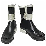 Tkieio SAO Kirigaya Kazuto Shoes Yuuki Cosplay Boots Short Leather Boots Fancy Stage Performance Props(Kirito,8.5,7/40)
