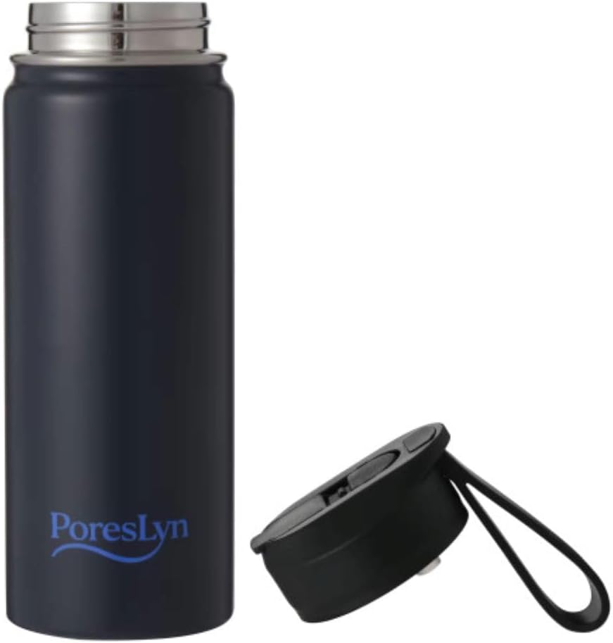 Insulated Water Bottle, 18 oz Stainless Steel Water Bottle with Straw, BPA Free, Leak-Proof Reusable Thermal Flask for Work, Travel, Sports, Gym, Camping, Picnic, Home Use