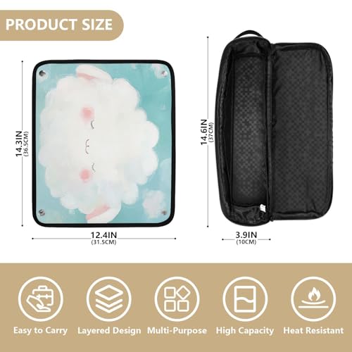Organizador 2 en 1 para herramientas de cabello resistente al calor miniatura 4