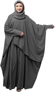 Muslim Closet� Loose Fit and Free Size Maternity Nursing Kaftan Abaya with Feeding Zip |BreastFeeding Dress for Mothers (M... Price In India