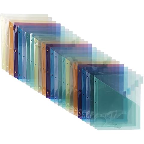 Amazon Basics Plastic Dividers, 8 Tab Set, Pack of 3 Sets Cover