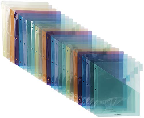 Amazon Basics Tab Dividers for 3 Ring Binder, Two Pocket, Letter Size, 36 Count, Multicolor by Amazon Basics - Used condition - US$40.21