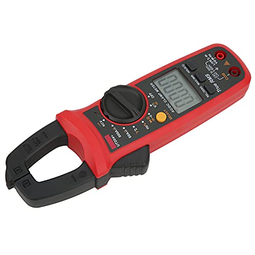 Digital Clamp Meter Auto Range, DC AC Voltage Current Capacitance Tester, True RMS Tester Clamp Meter,Easy to Carry for Professional and Home Use
