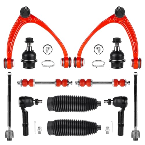 12PCS Front Upper Control Arm Suspension Kit Lower Ball...