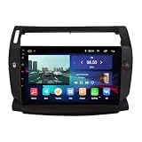 Auto Doppel Din Auto-Navigation für Citroen C4 c-Triomphe Quatre 2004-2014 mit Bluetooth Fm Radio...