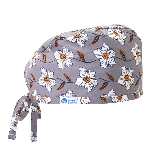 GUOER Women's and Men's Scrub Cap Working Hat One Size Multiple Color (ColorN21F21B)