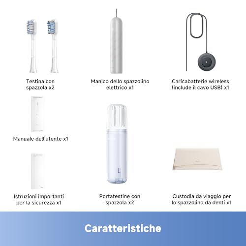 Mova Tech Fresh Pro Adulto Spazzolino Elettrico Sonico Argento - 9