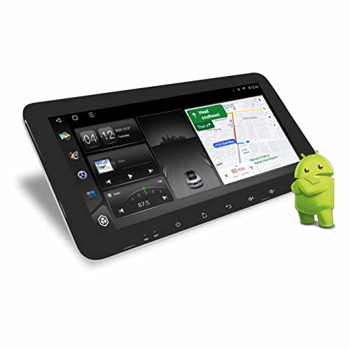 Image of MEGAAUDIO 10.33 inch Universal Android 10 Car Stereo | Floating IPS Display, 4GB RAM, 64GB ROM, DSP Sound Processor | 4G SIM Support, GPS Navigation, 360 Camera, Bluetooth, Split Screen