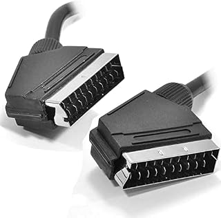 Septal SCART to SCART AV Freeview to TV Cable/Lead/Wire All 21 Pins Connected 3m Long Cable