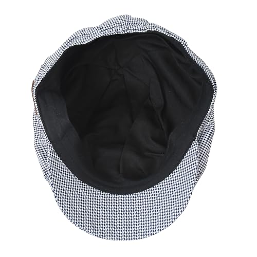 Image of FabSeasons Cotton Ivy Flat Golf Cap - Classic Newsboy Gatsby Hat for Men