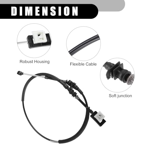 Cable palanca de cambios con selector de marchas preciso para transmision automatica Mustang 5
