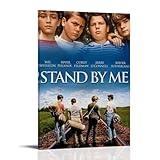 YATERQKWE Stand by Me - Póster con diseño de póster para sala de estar, dormitorio, decoración de pared, póster estético de 60 x 90 cm, estilo marco